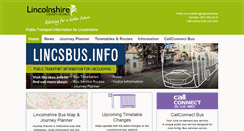 Desktop Screenshot of lincsbus.info